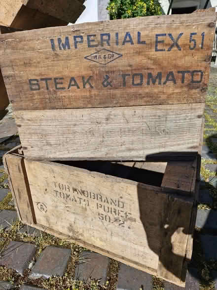 Photo of free 3 wood trasnport boxes (Chirk LL14) #4