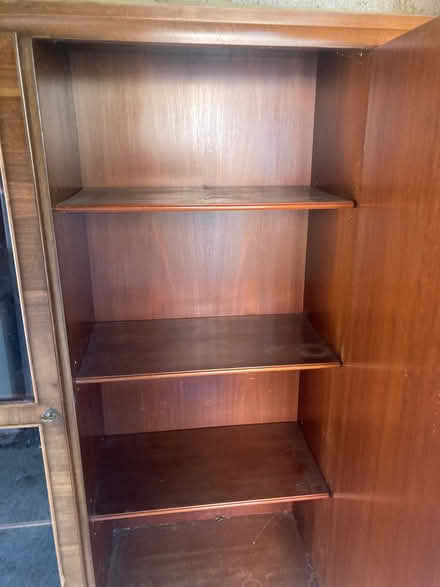 Photo of free Large Wooden Display Cabinet/Cupboard (Leigh Park BA13) #1