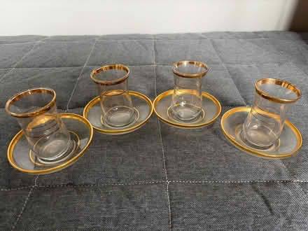 Photo of free Turkish tea cups and saucers (Billericay) #1