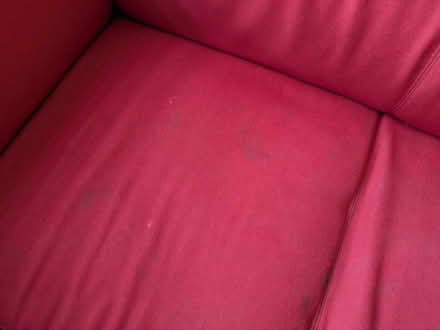 Photo of free Large Red L-Shaped Sofa (Upton CH2) #4