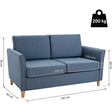 Photo of free Blue sofa (Purley CR8) #2