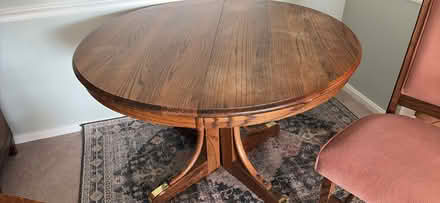 Photo of free Solid Wood Dining Table, Chairs (44313) #1