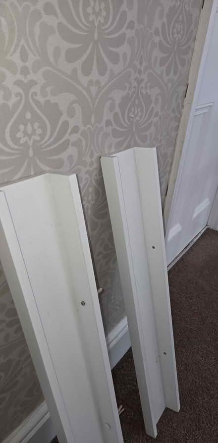 Photo of free Pair of white shelves (Bb1) #2