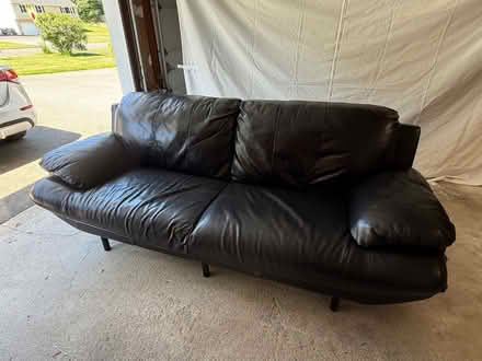 Photo of free Leather sofa (Naugatuck CT) #1