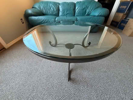 Photo of free Round Coffee table (base only) (Scholls - by Smith Berry Barn) #1