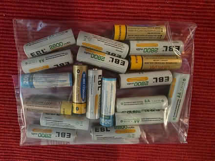 Photo of free Bag of AA Rechargeable Batteries (Brightwood Park, DC) #1