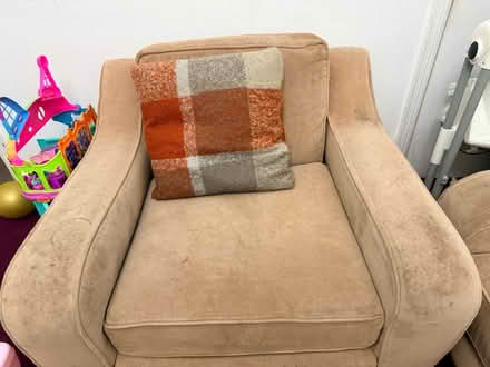 Photo of free 3 seater and 1 seater sofa (DE22) #2