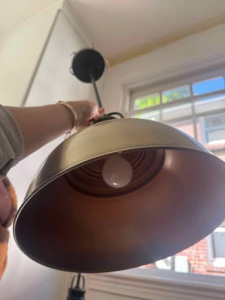 Photo of free 2 pendent light fixtures (Chevy chase DC) #2