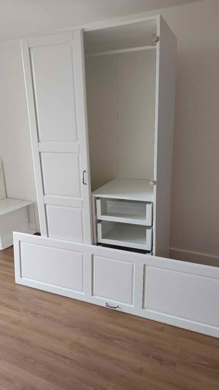 Photo of free White double wardrobe (Lewisham SE13) #1
