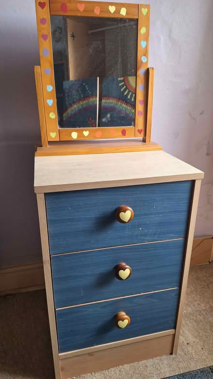 Photo of free Bespoke child's wardrobe, chest of drawers and bedside table (Sale Moor M33) #1
