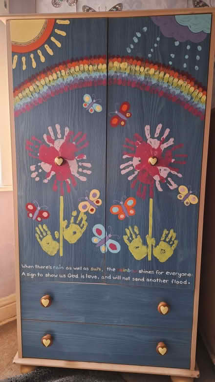 Photo of free Bespoke child's wardrobe, chest of drawers and bedside table (Sale Moor M33) #3
