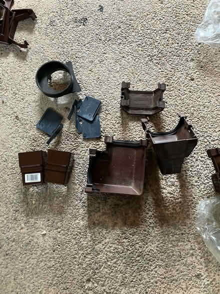 Photo of free Various bits of brown guttering stuff (Whittle Springs PR6) #2