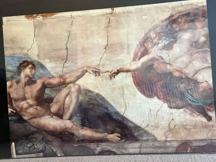 Photo of free Poster of Michelangelo's Creation of Adam (Chichester PO19) #1