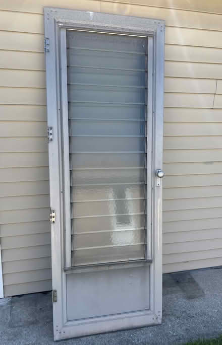 Photo of free Aluminum-Glass Jalousie Door (Foster & California Ave) #1