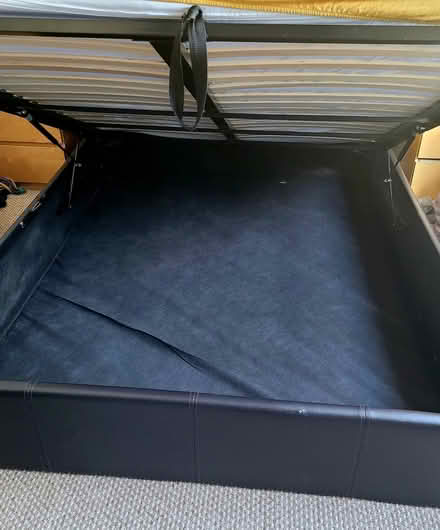 Photo of free King sized bed with storage (HR4. Kings Acre, Hereford.) #1
