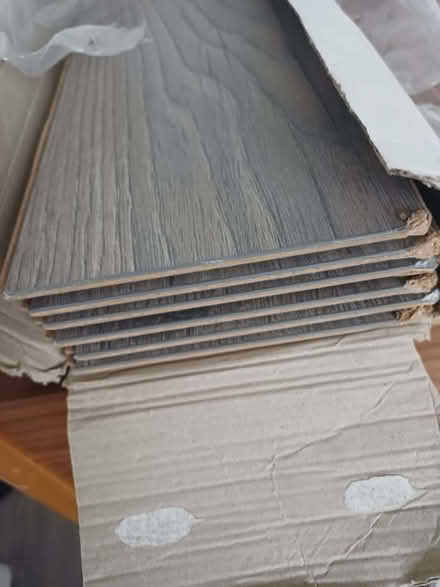 Photo of free Leftover laminate (Wood Green N22) #1
