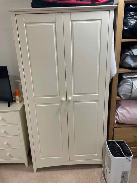 Photo of free Full bedroom set-matching Double wardrobe, chest of drawers (Longfleet BH15) #3