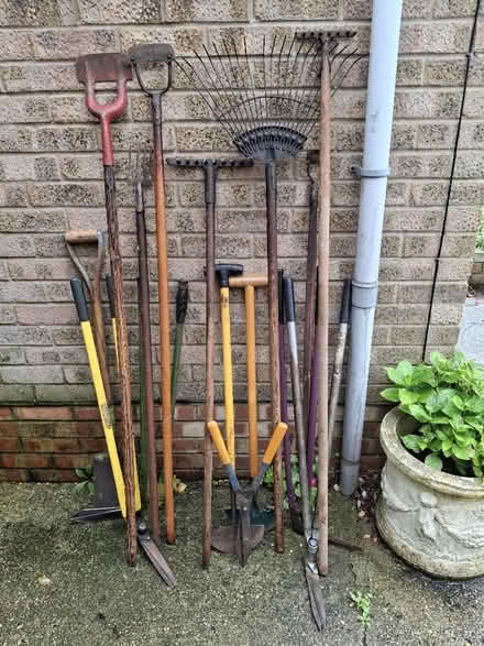 Photo of free Assortment of old garden tools (Pakefield NR33) #1