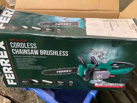 Photo of free Cordless chainsaw (Chirk Bank) #1