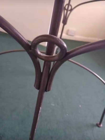Photo of free Sturdy metal and glass table (Newcastle upon Tyne NE3) #3