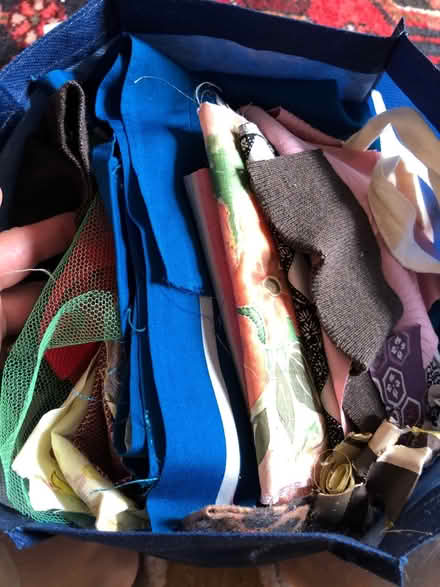 Photo of free bag of fabric scraps plus extras (botley road OX2) #2