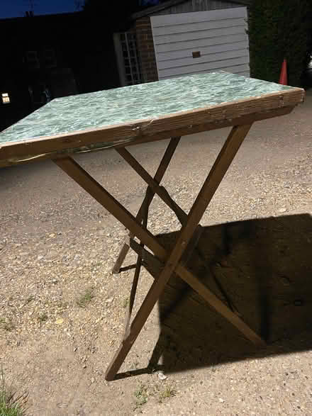 Photo of free Card table (fold-up) (Palmer Park RG1) #1