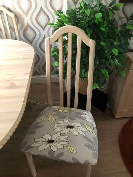 Photo of free Dinning table and 4 chairs (Birkenhead) #2