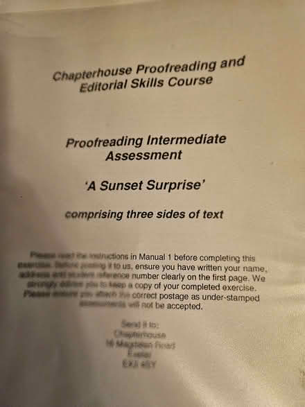Photo of free Proofreading & Editorial Skills Course (Loughborough LE11) #3