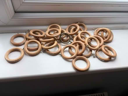 Photo of free Wooden curtain rings (Billericay) #1