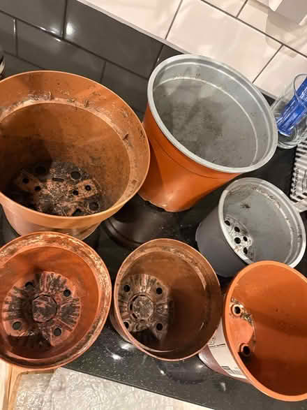 Photo of free 6 plant pots, assorted sizes (Finsbury Park N4) #1