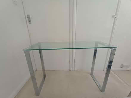 Photo of free Chrome and glass console table (Newcastle upon Tyne NE3) #1