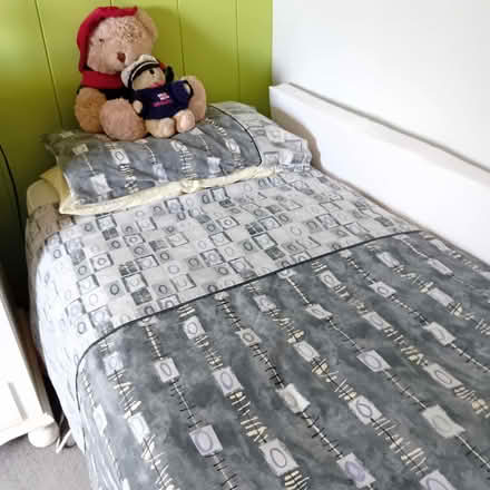Photo of free Single divan and mattress with accessories. Storage drawers (Mill Beach Caravan Park CM9) #2