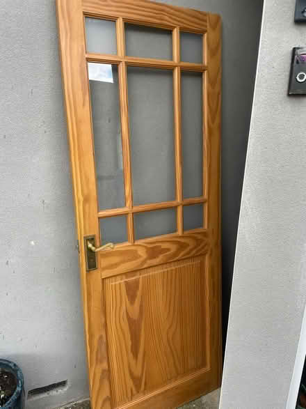 Photo of free Wooden internal door glass panels (Orpington BR5) #1