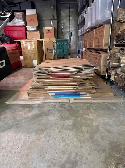 Photo of free Moving boxes: clean and folded (Kent near Sibley Hospital) #1