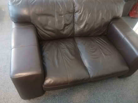 Photo of free 2 sitter sofa, tv stand and two chairs (Higher Broughton M7) #1