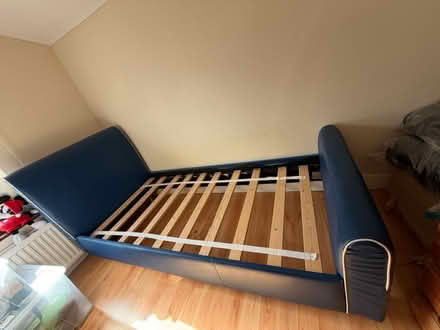 Photo of free Single bed - Blue (EN5 5JG) #1