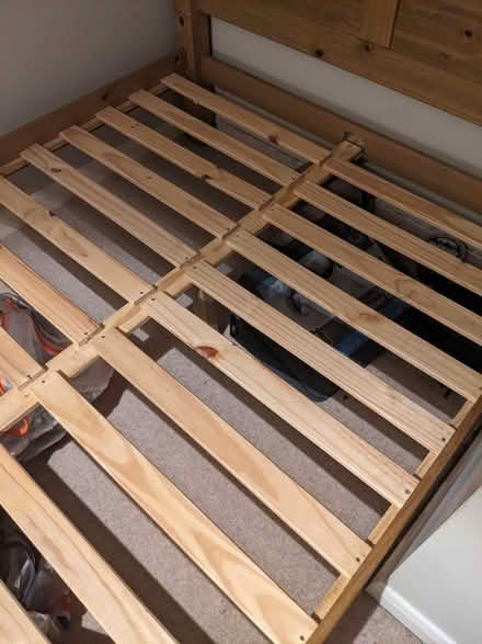 Photo of free Double wooden bed frame (Bicester OX26) #3