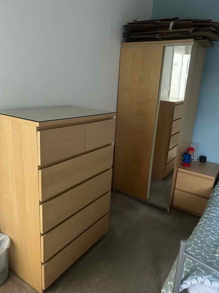 Photo of free Matching ikea wardrobe and chest of draws (Barry CF62) #1