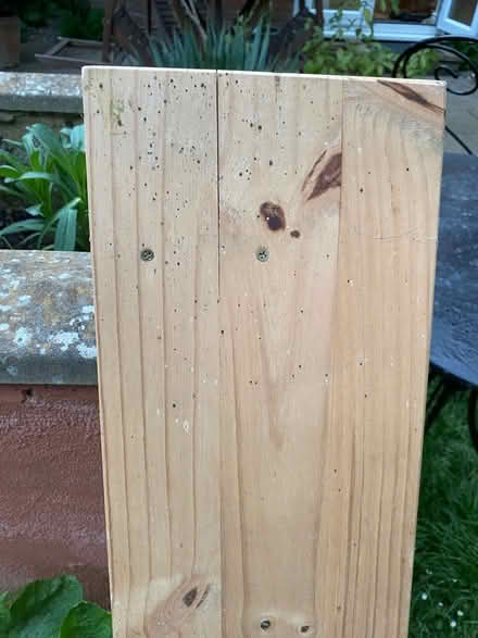 Photo of free Wooden used shelf (Writtle CM1) #2