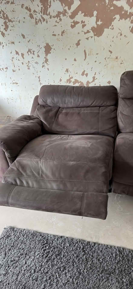 Photo of free DFS reclining sofa and armchai (Harlow CM19) #3