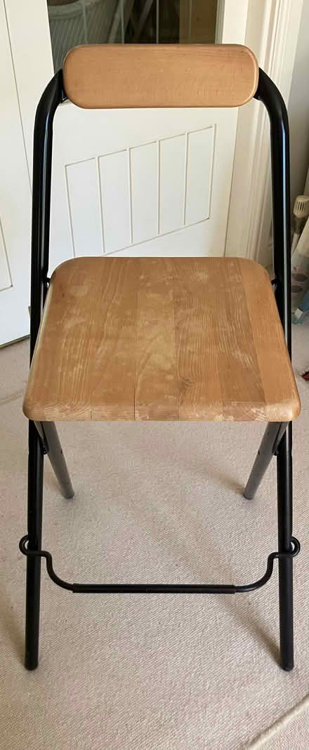 Photo of free folding breakfast bar chair (Weston Park BA1) #2