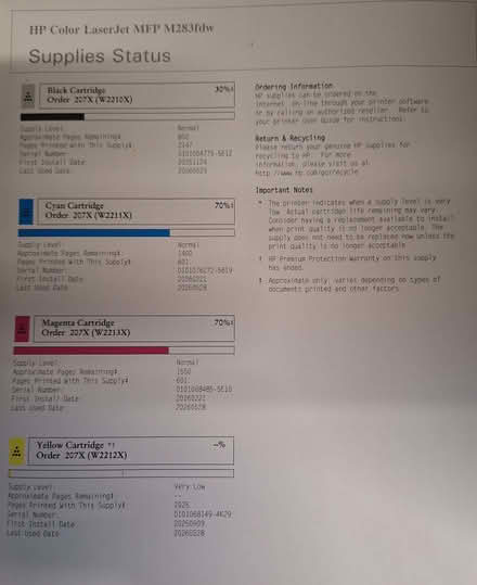 Photo of free HP LaserJet M283fdw Printer (Morley LS27) #2