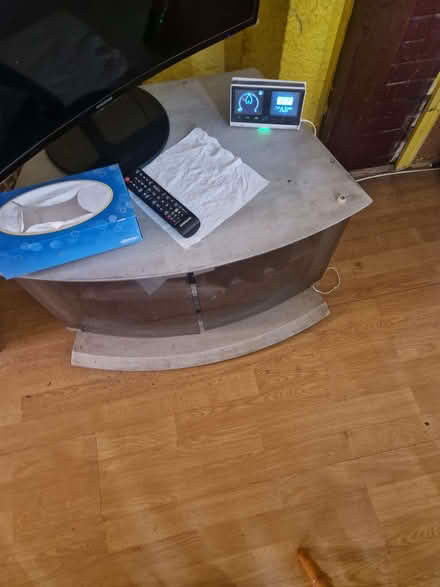 Photo of free Grey TV stand (Barking IG11) #1