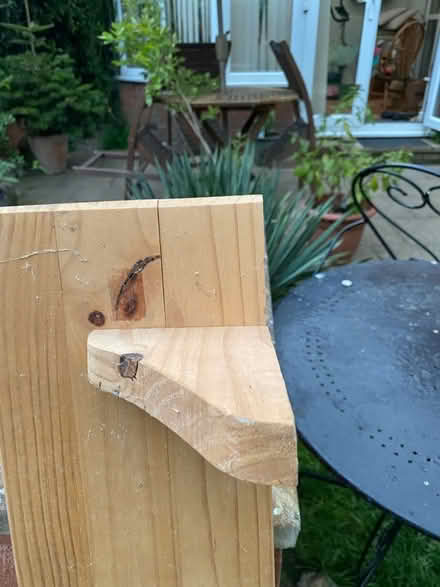 Photo of free Wooden used shelf (Writtle CM1) #1
