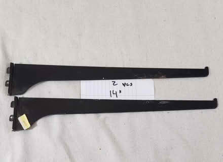 Photo of free 2 Shelf Brackets - Slotted Wall (Danforth and Greenwood) #1
