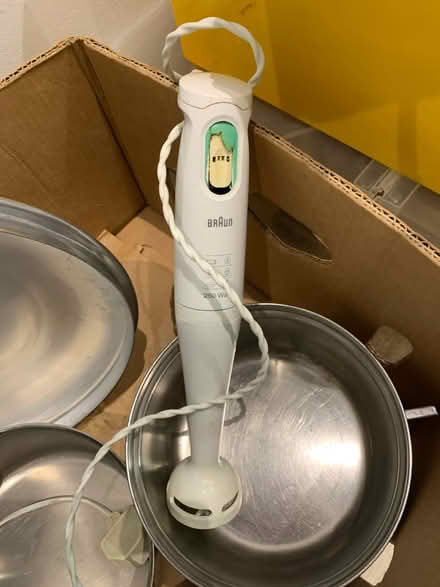 Photo of free Hand blender -2pots-deco plate- lid (Southall UB1) #2