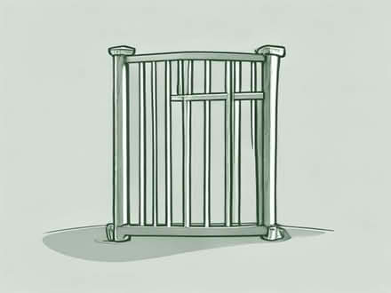 Photo of Adjustable stairgate for puppy training (Sherrard's Green WR14) #1
