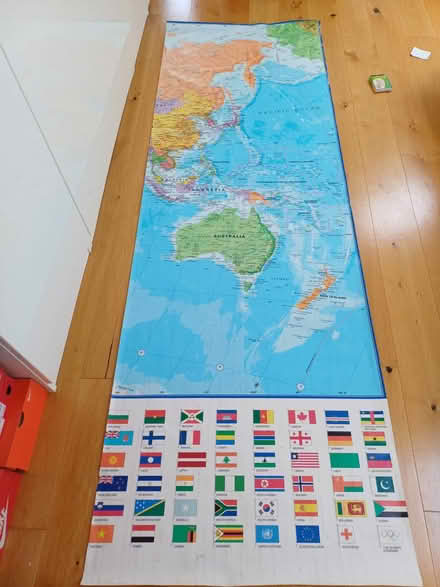 Photo of free world map map wall paper (SW16) #1