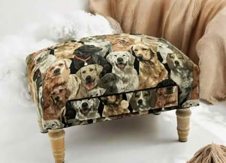 Photo of Foot stool with legs (Gorse Hill M16) #1