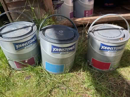 Photo of free 3x buckets of (interior) paint (L14 Dovecot) #1